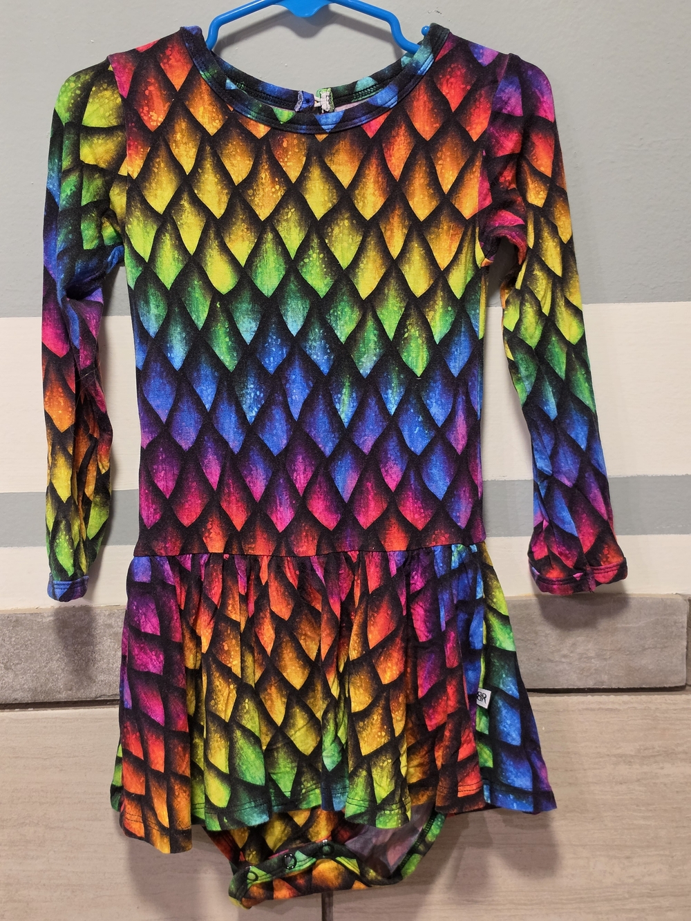 Bums & Roses Dragon Scales Twirl Dress